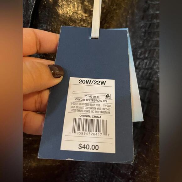 Rachel Comey Brown Croc-Embossed Midi Skirt - Picture 5 of 6